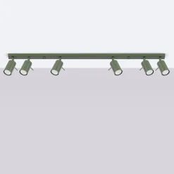 Plafon RING 6L zielony oliwkowy