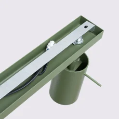 Plafon RING 6L zielony oliwkowy