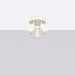 Plafon RING 3P beżowy