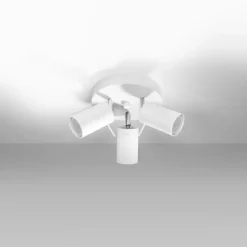 Plafon RING 3P biały