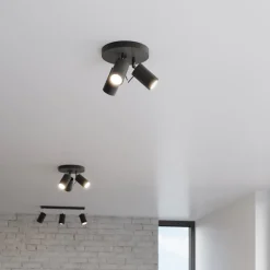Plafon RING 3P czarny