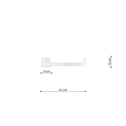 Plafon RIO 55 biały LED 3000K