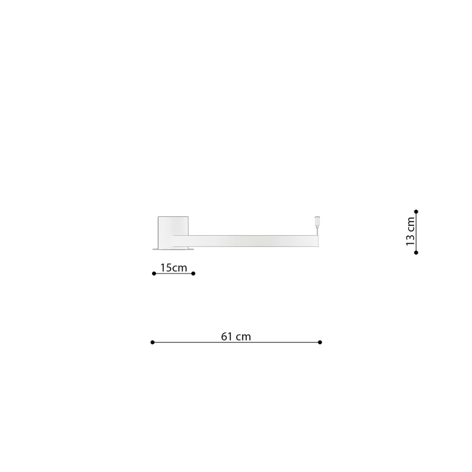 Plafon RIO 55 biały LED 3000K