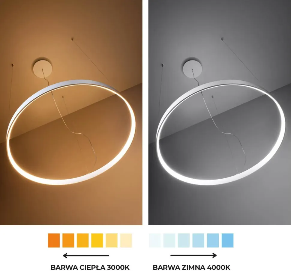 Plafon RIO 110 biały LED 3000K