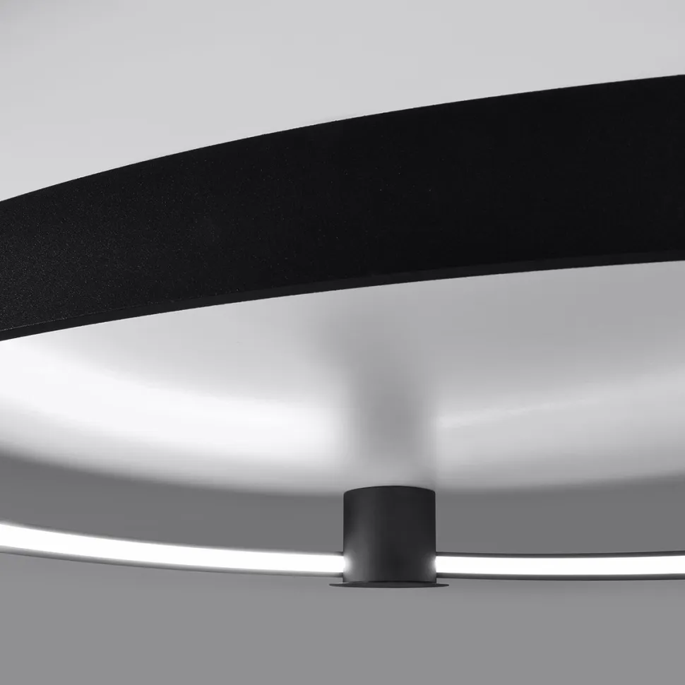 Plafon RIO 78 czarny LED 4000K