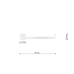 Plafon RIO 78 czarny LED 4000K