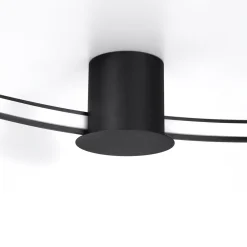 Plafon RIO 55 czarny LED 3000K