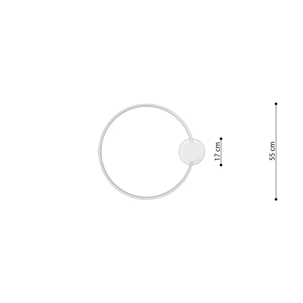 Plafon RIO 55 złoty LED 4000K
