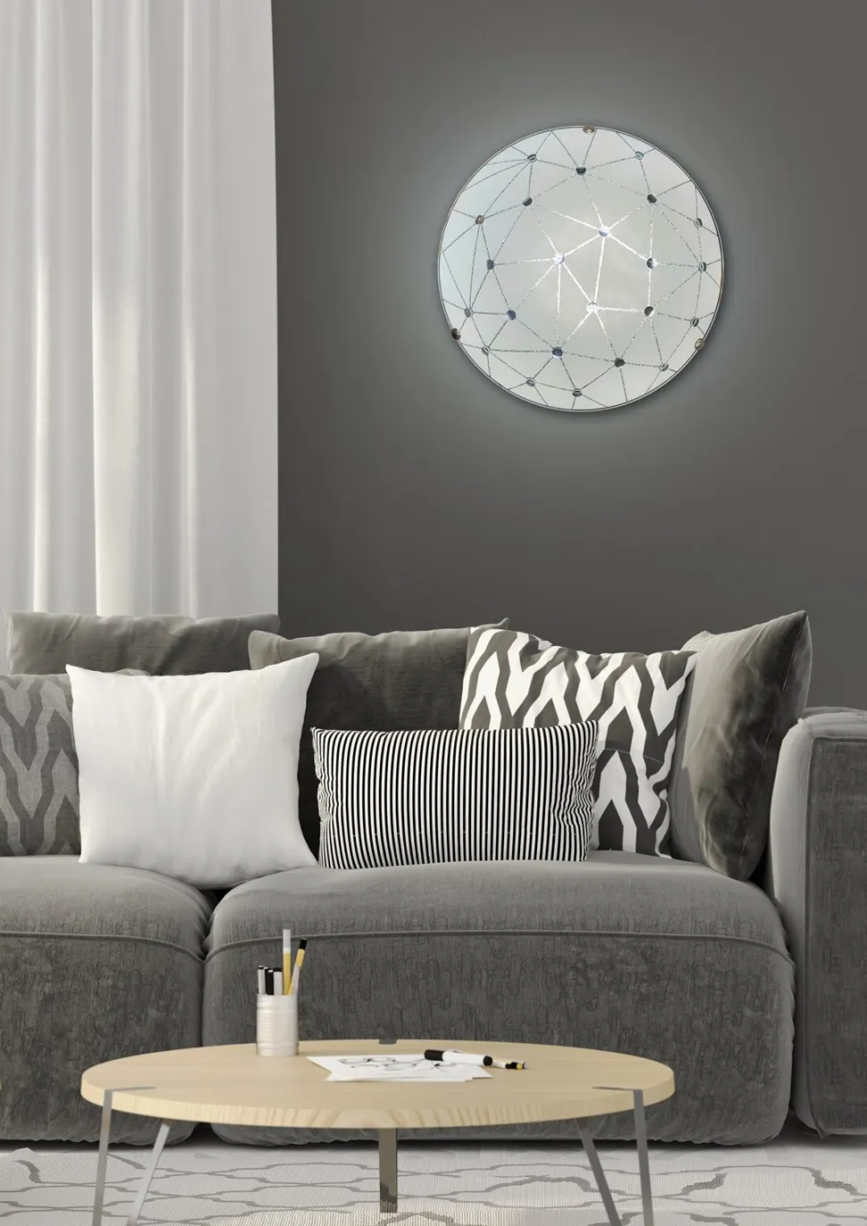 Plafon Rock lampa plafon 30 1x60W E27