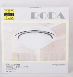 Plafon Roda plafon 28 1x60W E27 chrom  IP44