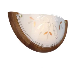 Plafon Rustica 0,5 drewno standard 1x60  w E27 dąb