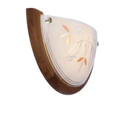 Plafon Rustica 0,5 drewno standard 1x60  w E27 dąb