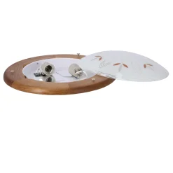 Plafon Rustica 40 drewno standard 2x60W  E27 dąb