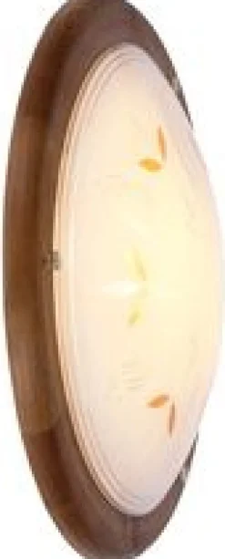 Plafon Rustica 40 drewno standard 2x60W  E27 dąb