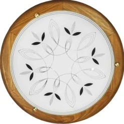 Plafon Rustica 30 drewno standard 1x60  w E27 dąb