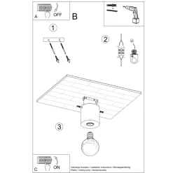 Plafon SALGADO beton