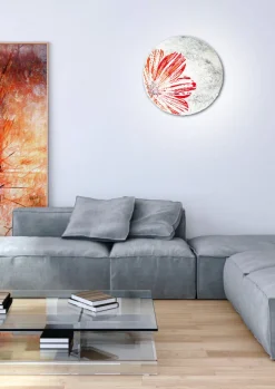 Plafon Spring 30 1x60W E27 czerwony