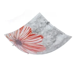 Plafon Spring 30x30 1x60W E27 czerwony