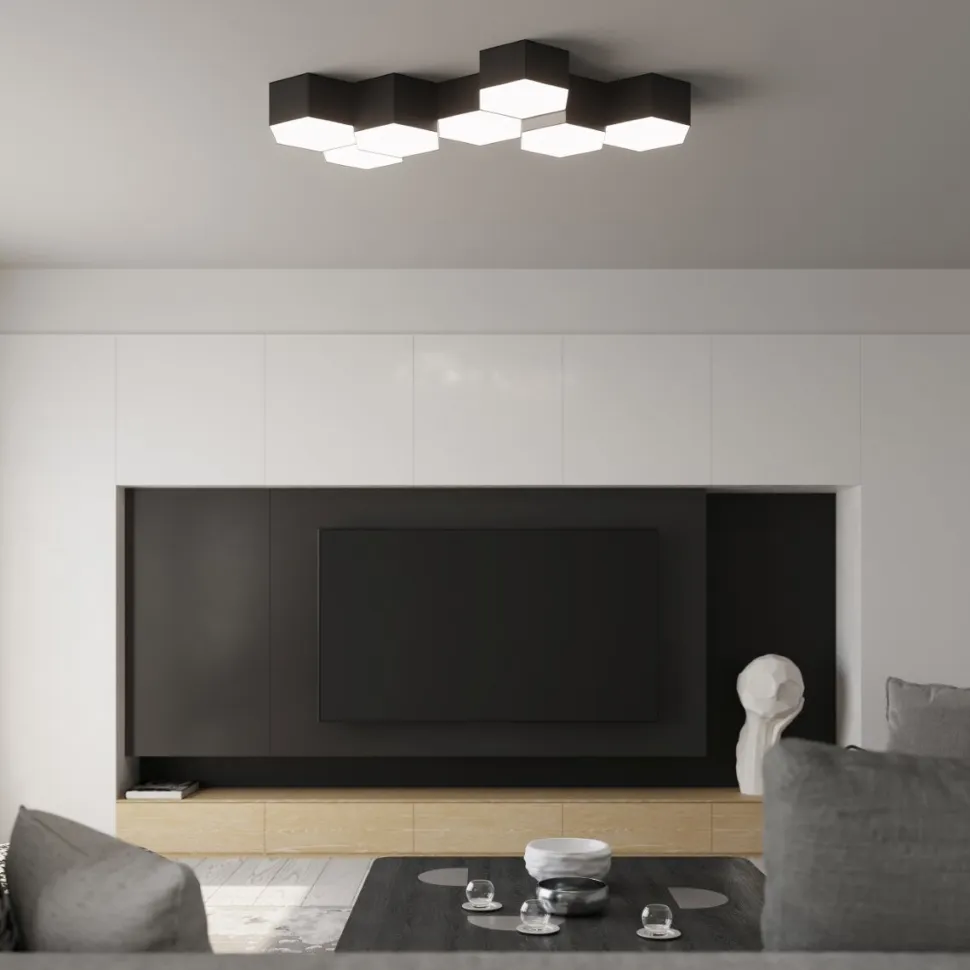 Plafon SUNDE 13 czarny