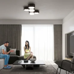 Plafon SUNDE 13 czarny