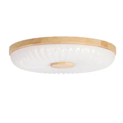 Plafon Tart drewniany 24W LED 38cm biały+drewniany 4000K