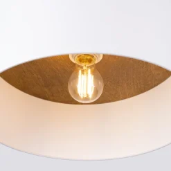 Plafon TELESTO biały/jasny brąz