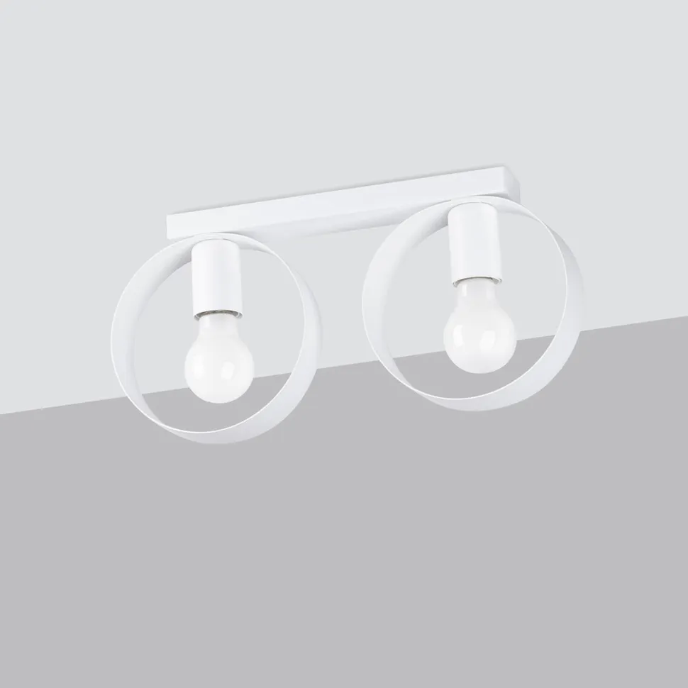 Plafon TITRAN 2 biały