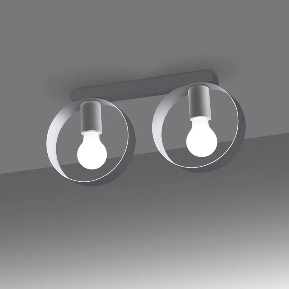 Plafon TITRAN 2 biały