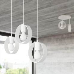 Plafon TITRAN 2 biały