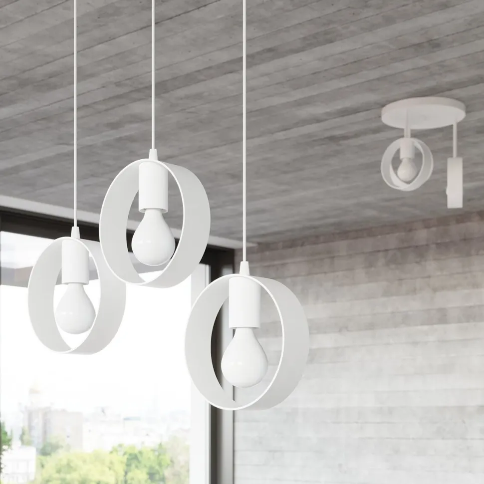 Plafon TITRAN 2 biały