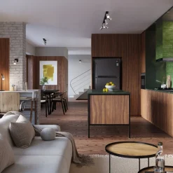 Plafon WINX 2 czarny/chrom