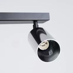 Plafon WINX 3 czarny/chrom