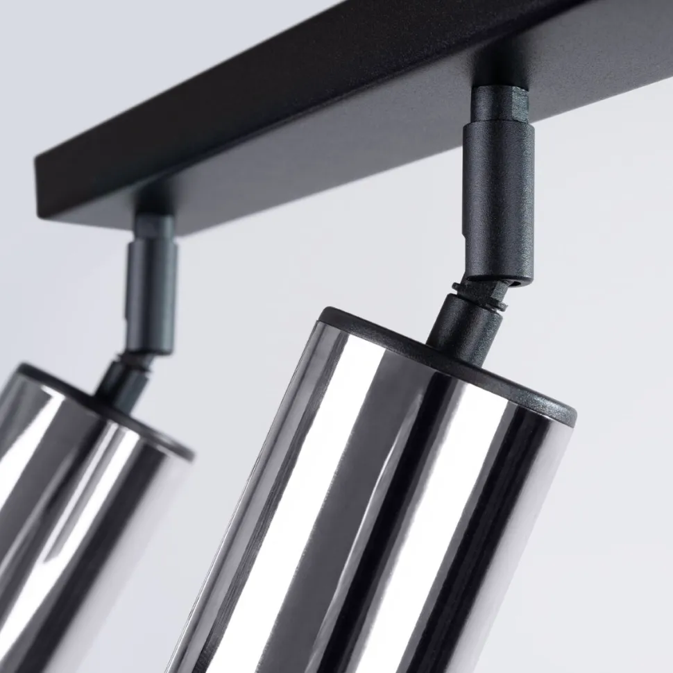 Plafon WINX 3 czarny/chrom