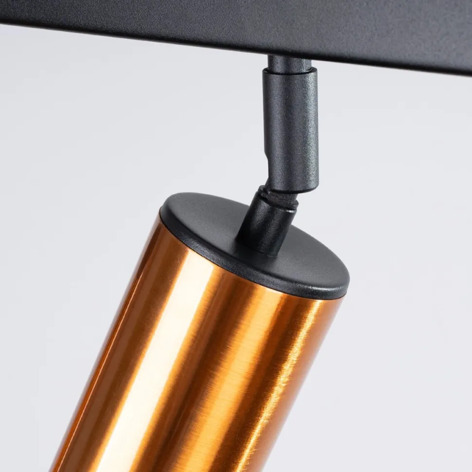 Plafon WINX 3 czarny/miedź