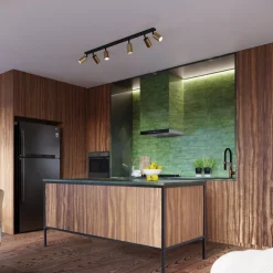 Plafon WINX 2 czarny/złoty