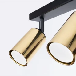 Plafon WINX 2 czarny/złoty