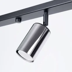 Plafon WINX 4L czarny/chrom