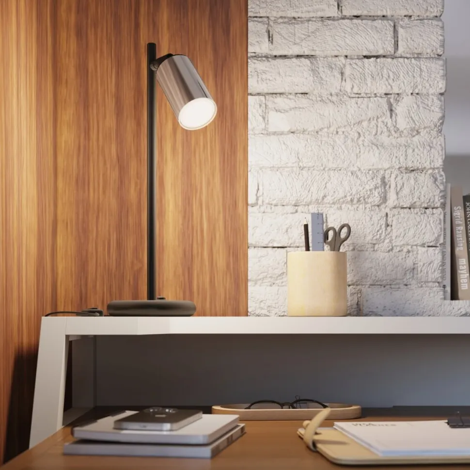 Plafon WINX 3P czarny/chrom