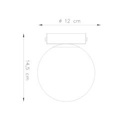 Plafon YOLI 1 biały