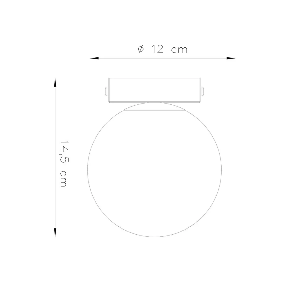 Plafon YOLI 1 biały