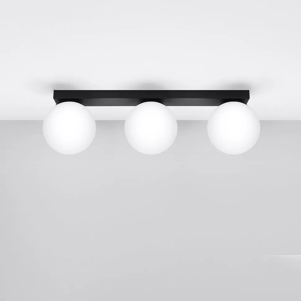 Plafon YOLI 3 czarny