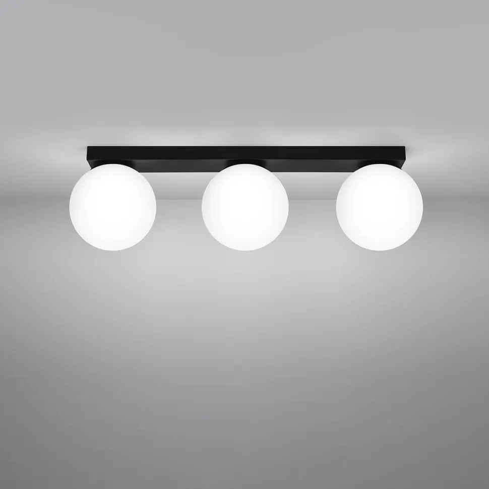 Plafon YOLI 3 czarny