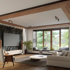 Plafon ZUCA 4 czarny