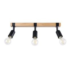 Plafon ZUCA 3 czarny