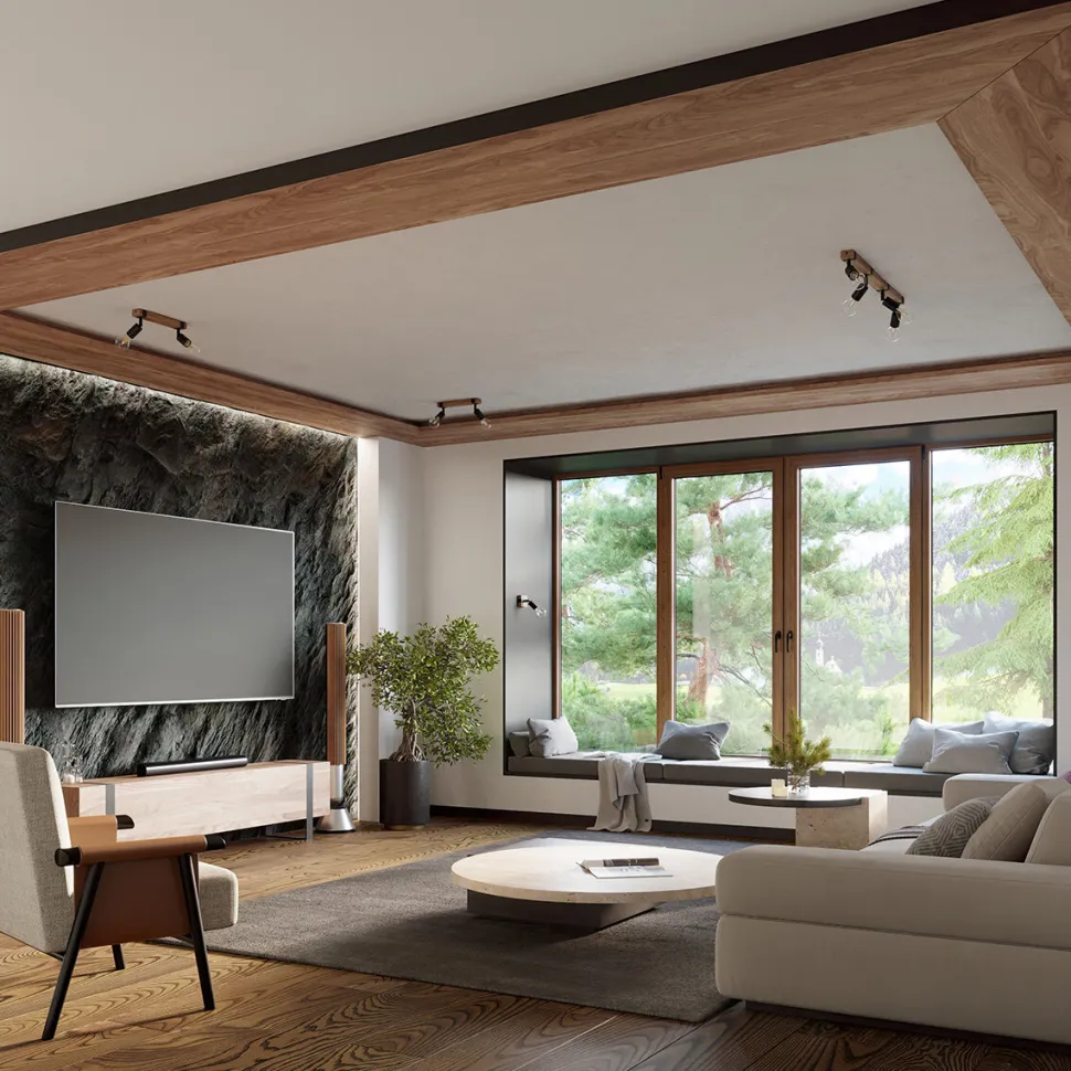 Plafon ZUCA 3 czarny