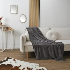 Pled Molleton szary 150x200cm