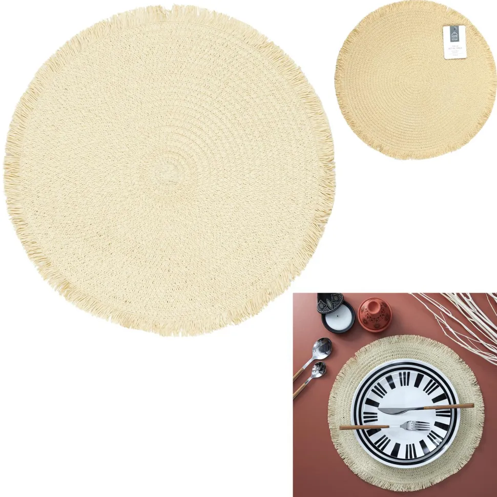 Podkładka pod talerz naturalna 38cm boho