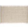 Podkładka z frędzlami 45x30 cm naturalna