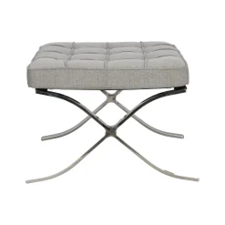 Podnóżek BA1 tkanina jasny szary