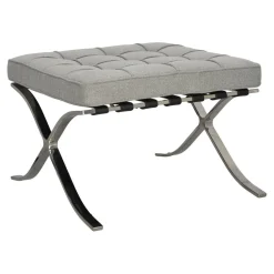 Podnóżek BA1 tkanina jasny szary